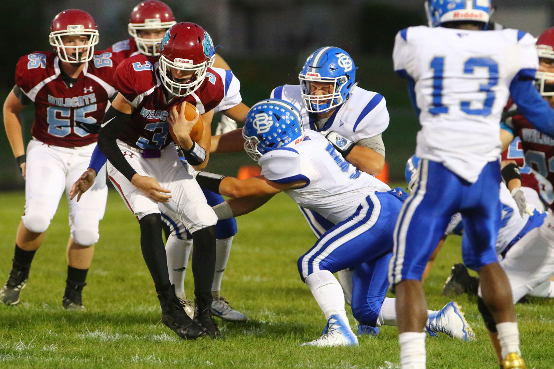 Boone Grove at Hanover Central football